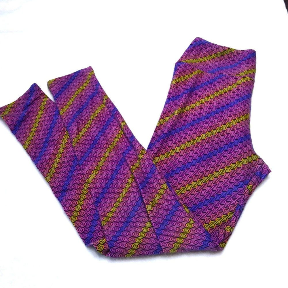 OS LuLaRoe rainbow swirl leggings